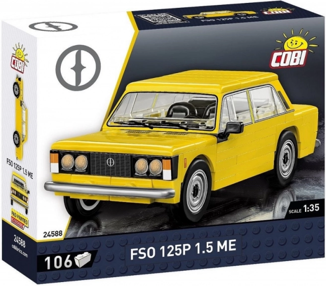 Klasični avto FSO 125p iz kock