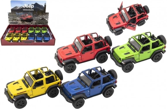 Kovinski model Jeep Wrangler 2018 z odprto streho