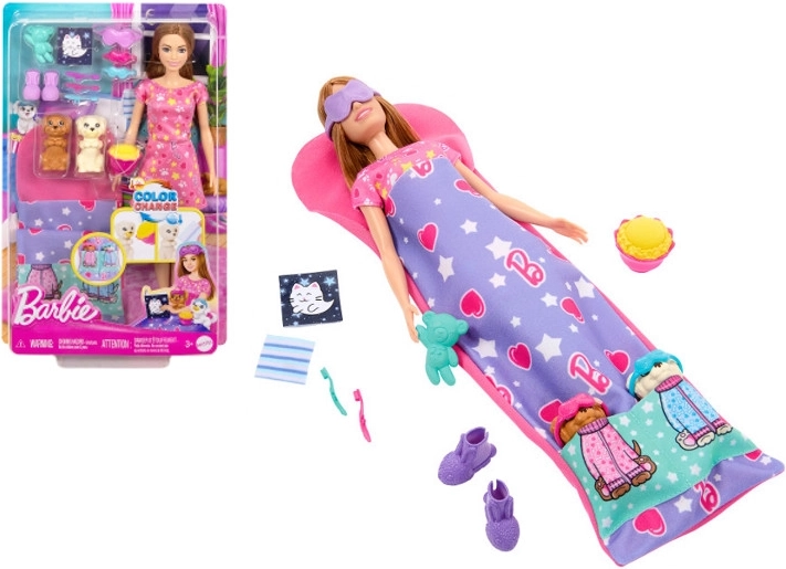 Barbie – pižama zabava s kužki