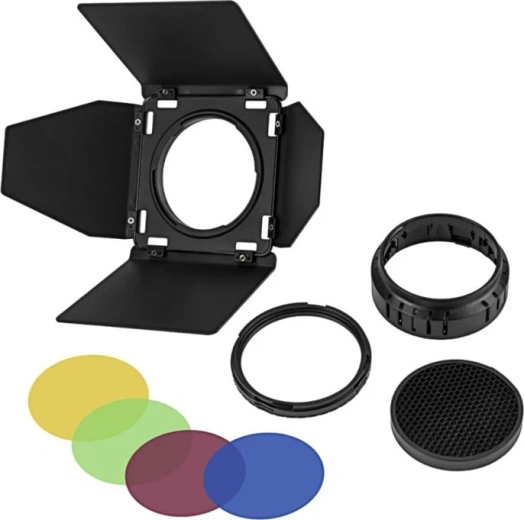 Godox BD-10 zaslonke (barn doors) in barvni filtri za AD300Pro