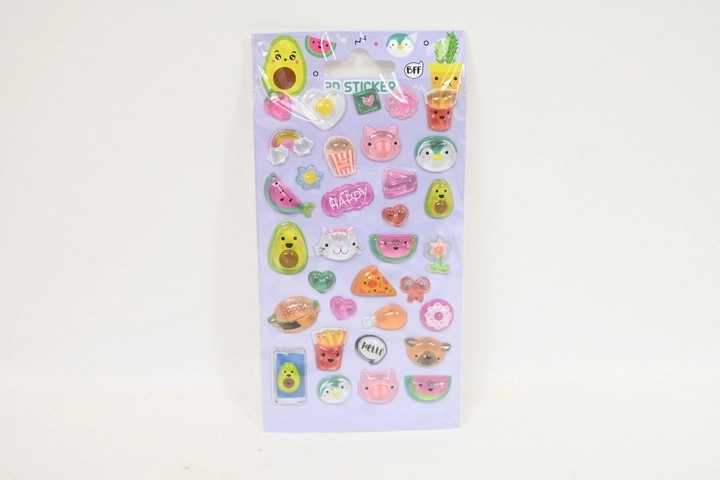 Stnux puffy 3D stickers Yummy - 1 piece