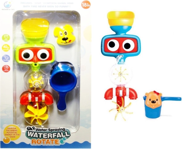 Kopalna igrača za malčke z vodnim vrtiljakom