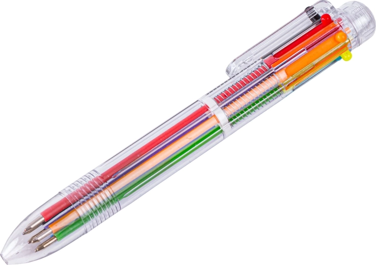 Multicolor pen in a single body