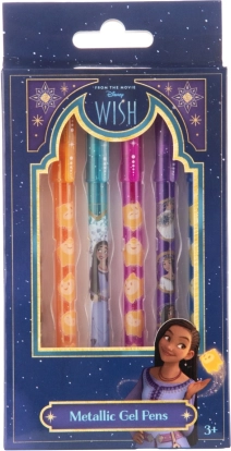 Gelna kovinska pisala Disney Wish, 6 kosov