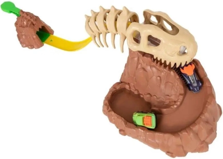 Napeta vožnja skozi dinozavrova usta
