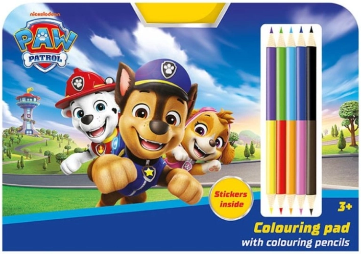 Risarski set z barvicami Tačke na patrulji