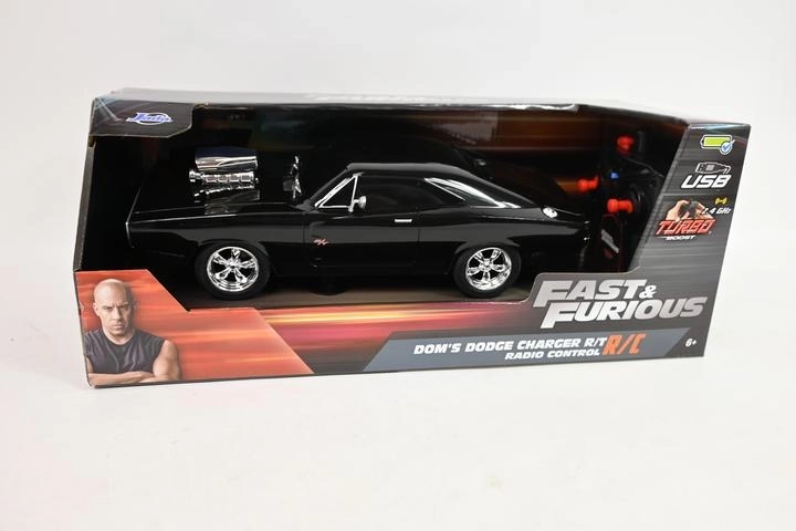 Jada RC Dodge Charger 1970 Hitri in drzni 1:16 - 1 kos
