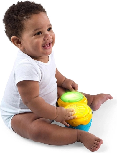 Glasbena plošča z bobni, lučkami in večjezičnim učenjem