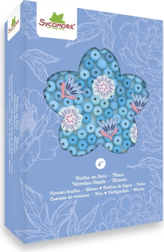 Lesene perlice XS – rožica