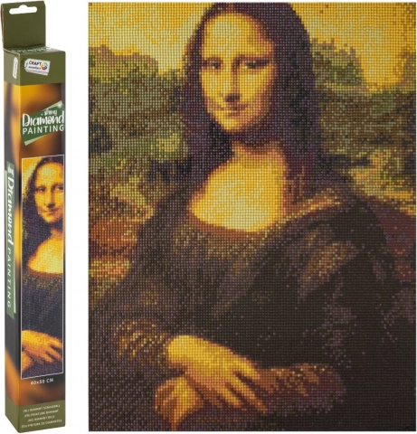 Diamantno slikanje Mona Lisa 40x50 cm