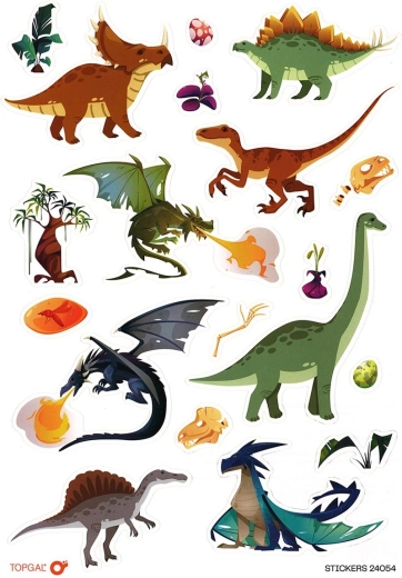 Nalepke Dino Topgal