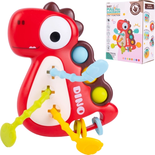 Dinozaver vlečni grizalo z zvokom