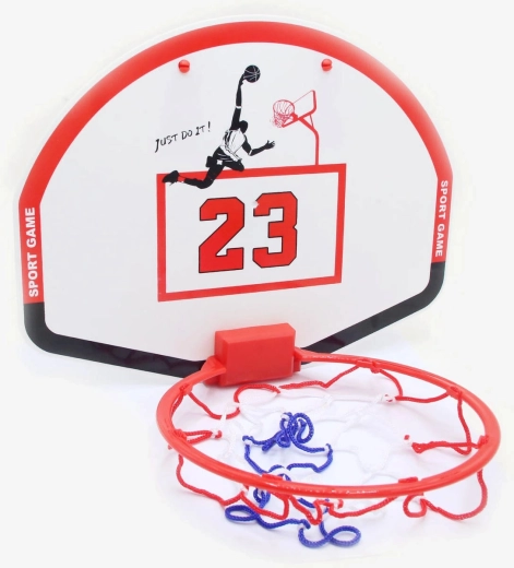 Tricolor basketball hoop