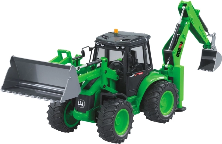 Popolnoma funkcionalna sprednja žlica in zadnji bager