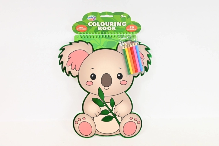 CCG pobarvanke koala (20 listov) + 6 barvic