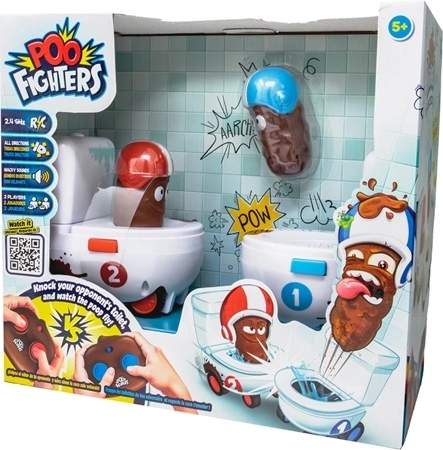 Poo Fighters – remote-controlled toilet battle