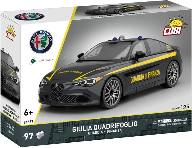 Cobi Alfa Romeo Giulia Quadrifoglio Guardia di Finanza 1:35