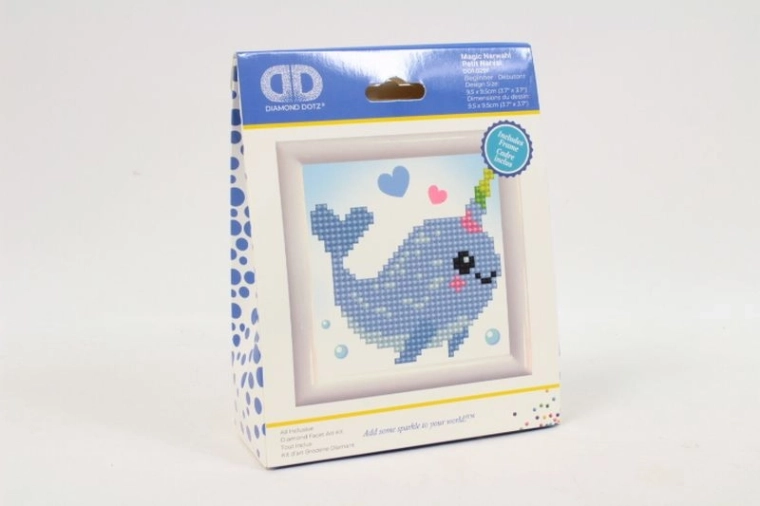 Diamond Dotz Magic narval – komplet za diamantno vezenje