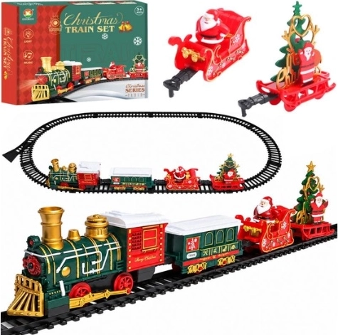 Battery-Powered Trifox Christmas Train Set