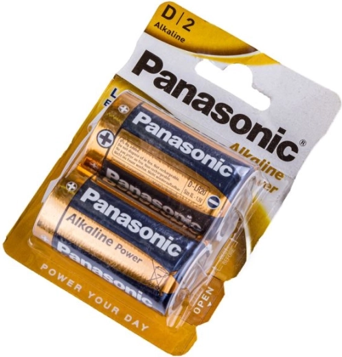 Alkalna baterija Panasonic LR20 (D) 1,5 V – blister 2 kosa