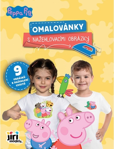 Pobarvanka z nalepkami za likanje Pepa Pujsek