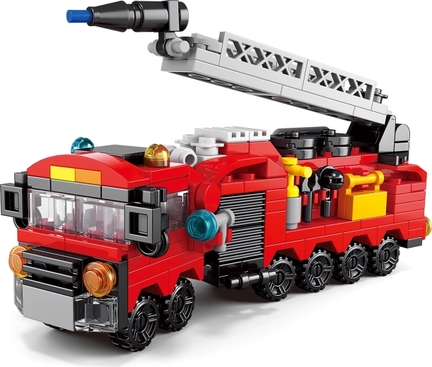 Gradbeni komplet gasilci – 12 vozil