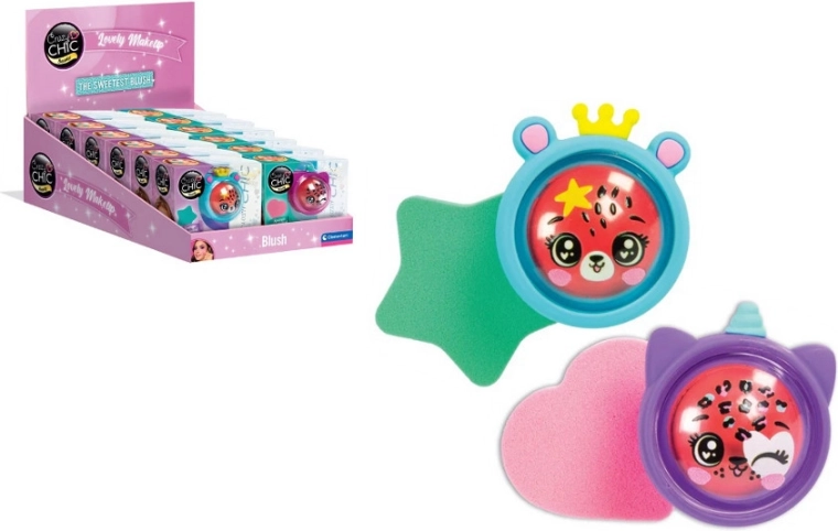 Crazy Chic kremno rdečilo za lica z gobico