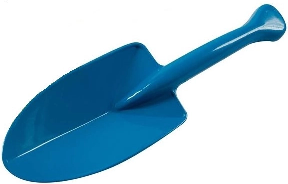 Barvna plastična lopata 27 cm