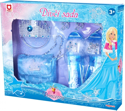 Komplet princesa Zimsko kraljestvo s torbico in čeveljčki