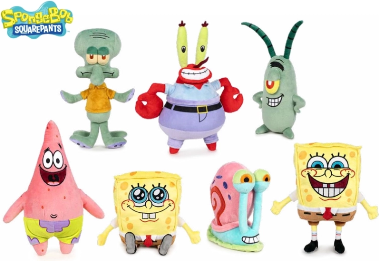 Plišasta igrača SpongeBob 30 cm – 1 kos