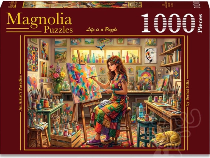 Sestavljanka Magnolia »Umetnikov raj« – 1000 koščkov