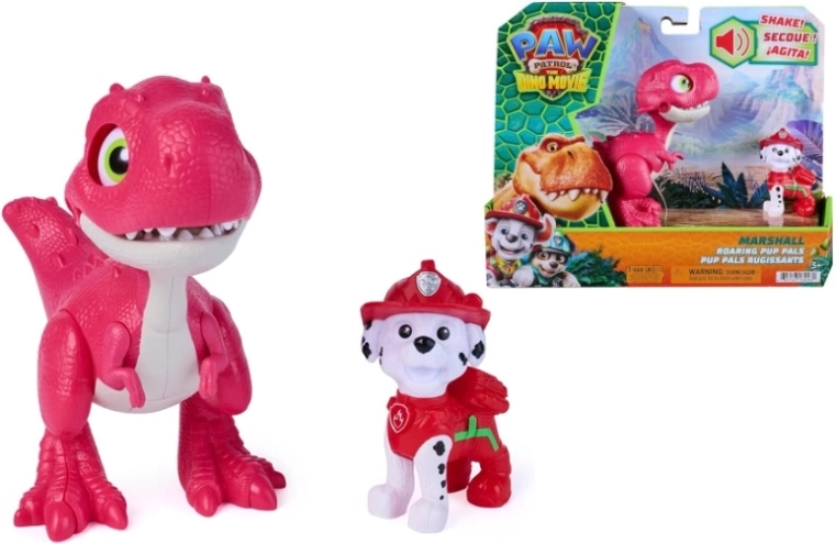 Figurica Spin Master PAW Patrol: Marshall z dino dodatkom