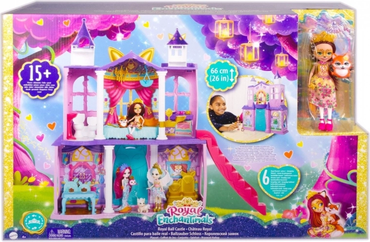 Enchantimals kraljeva palača – igralni komplet z lutko in lisičko