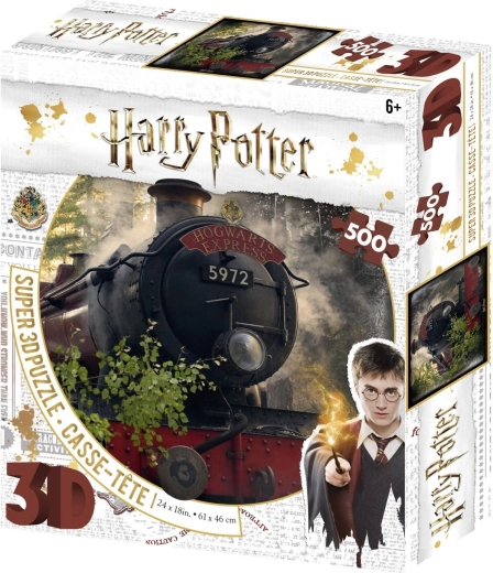 3D sestavljanka HARRY POTTER Hogwarts Express 500 kosov