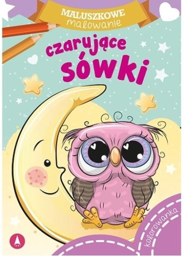 Maluszkowe barvanje: Čarobne sovice