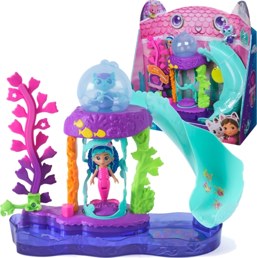 Gabby’s Dollhouse barviti akvarij – igralni set s punčko Gabi in Morsko muco