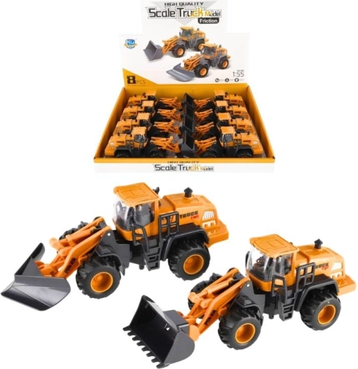 Plastični gradbeni tovornjak s pogonom na vztrajnik 1:55 – 2 različici