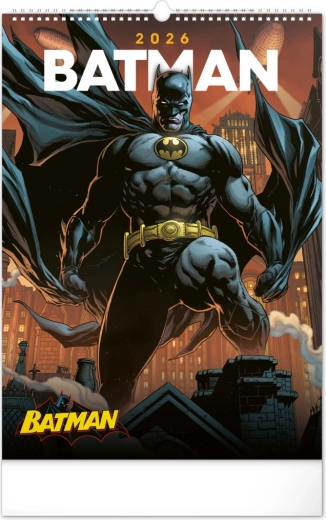 Stenski koledar Batman Dark 2026