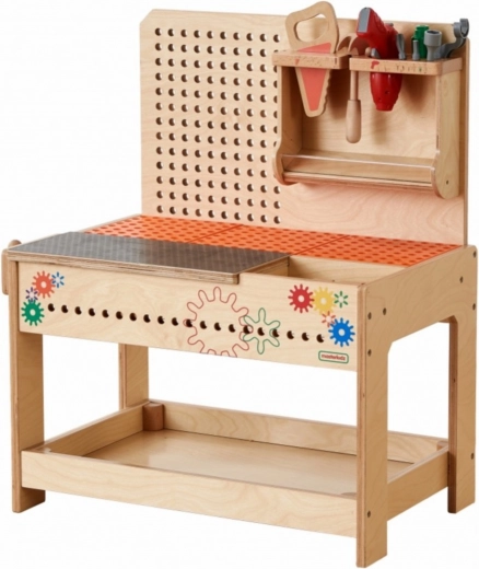 Lesena Montessori STEM delovna miza z orodjem Masterkidz