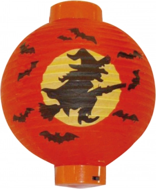 Dekorativna čarovniška laterna Halloween 20 cm na baterije