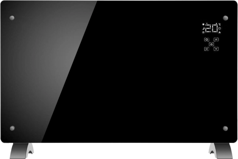 steklen konvektorski radiator z Wi‑Fi MalTec CH7000DWB 2000 W