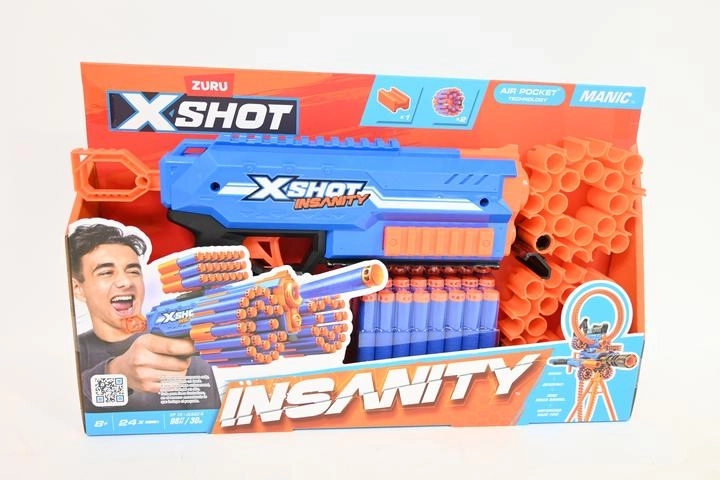 Blaster ZURU X-Shot Insanity Manic za penaste puščice