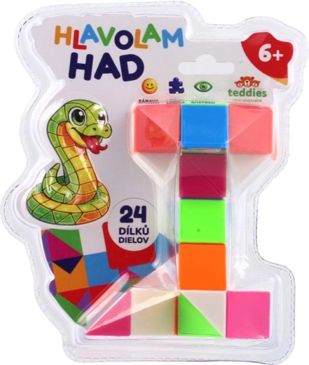 Miselna igra kača s 24 deli v blisterju