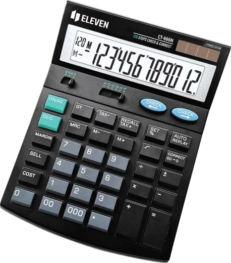 Kalkulator ELEVEN CT666N črna