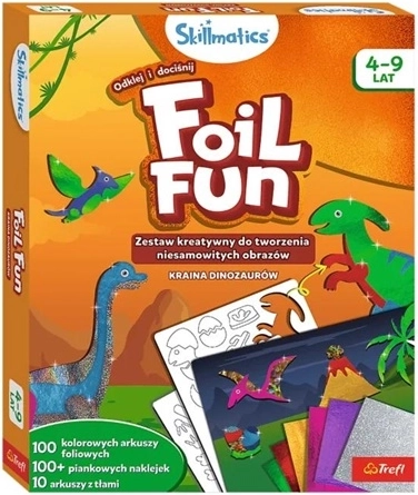 Skillmatics Foil Fun dežela dinozavrov – ustvarjalni set s folijami