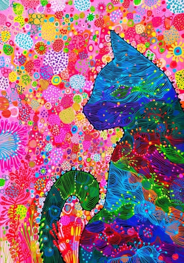 Sestavljanka Potepuška mačka 2000 koščkov ENJOY