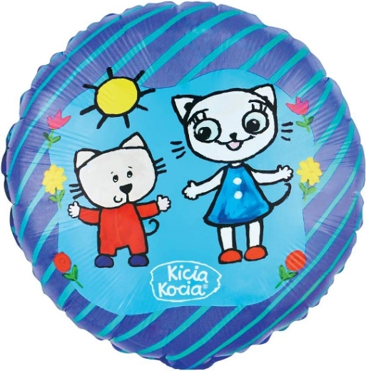 Folični balon Kicia Kocia in Nunuś 46 cm