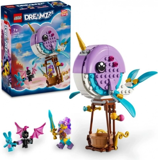 LEGO® DREAMZzz™ 71472 Izzie in njen zračni balon v obliki narvala