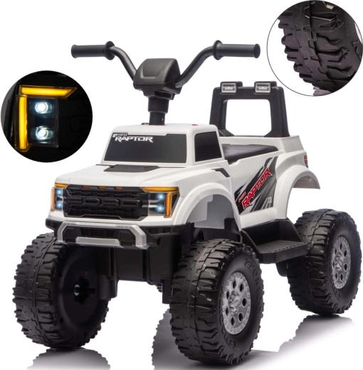 Električni avto Milly Mally Ford F-150 Raptor bel