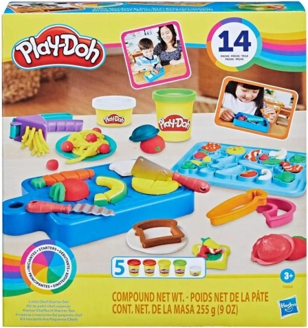 Play-Doh Začetni Set Mali Kuhar in Učenje Rezanja